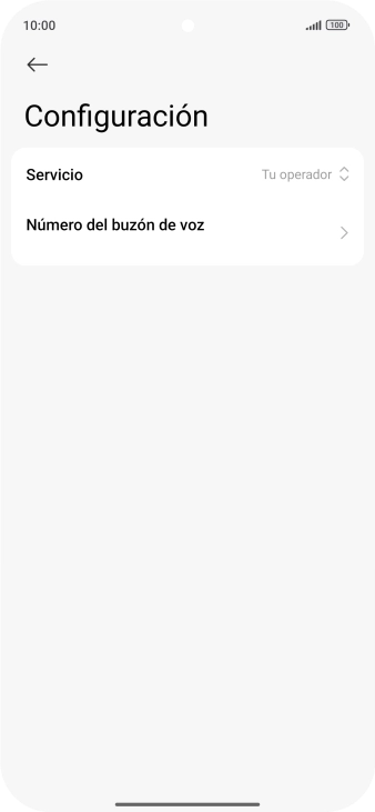 Pulsa Número del buzón de voz. Pulsa Número del buzón de voz.