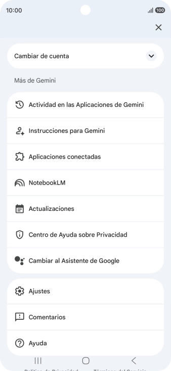 Pulsa Ajustes. Pulsa Ajustes.