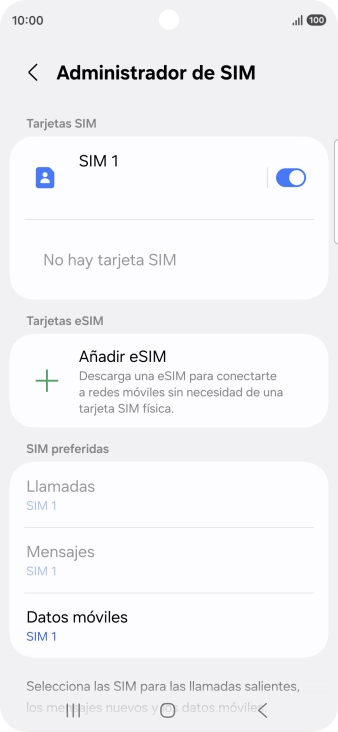 Pulsa Añadir eSIM. Pulsa Añadir eSIM.