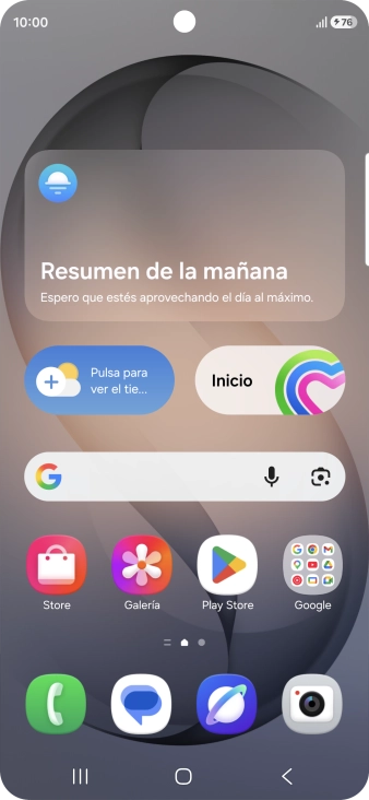 Cuando el icono de carga de batería aparece en la pantalla, el teléfono se está cargando. Cuando el icono de carga de batería aparece en la pantalla, el teléfono se está cargando.