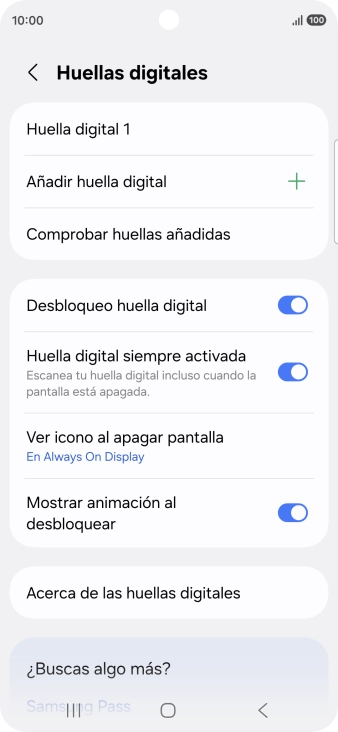Pulsa los ajustes deseados para activarlos o desactivarlos. Pulsa los ajustes deseados para activarlos o desactivarlos.