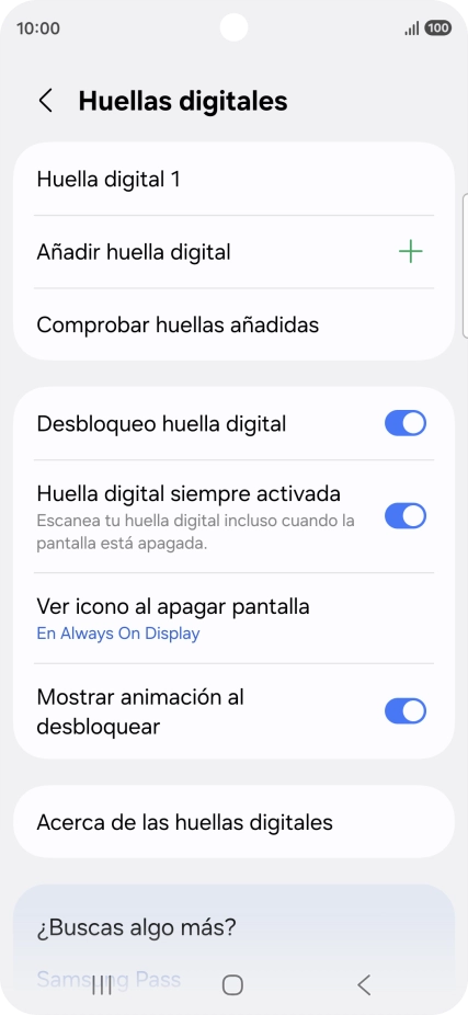 Pulsa los ajustes deseados para activarlos o desactivarlos. Pulsa los ajustes deseados para activarlos o desactivarlos.