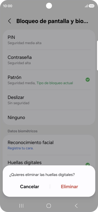 Pulsa Eliminar. Pulsa Eliminar.