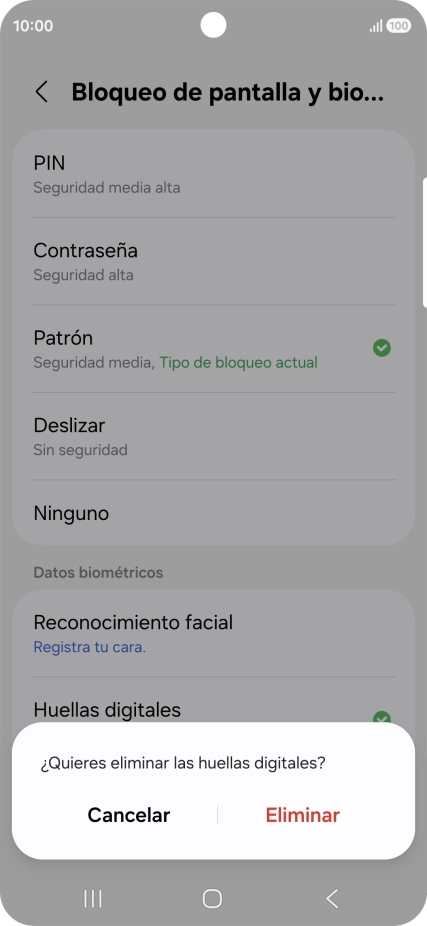 Pulsa Eliminar. Pulsa Eliminar.