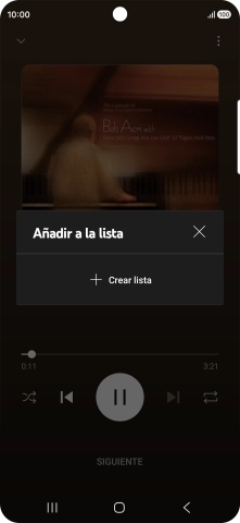 Pulsa Crear lista. Pulsa Crear lista.