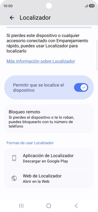 Pulsa la tecla de inicio para terminar y regresar a la pantalla de inicio. Pulsa la tecla de inicio para terminar y regresar a la pantalla de inicio.