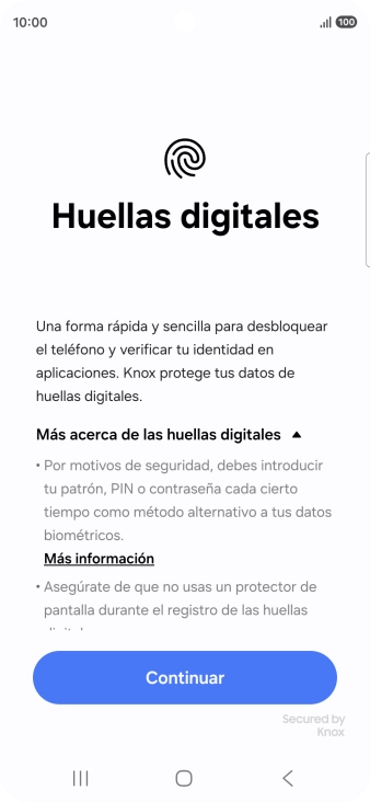 Pulsa Continuar. Pulsa Continuar.