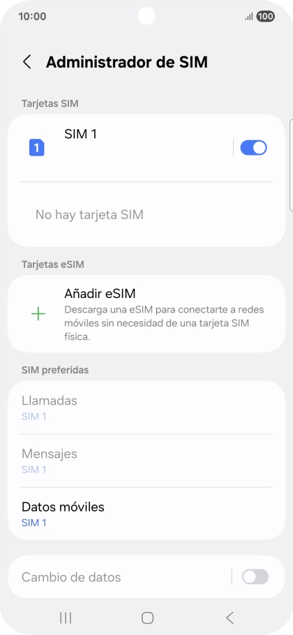 Pulsa Añadir eSIM. Pulsa Añadir eSIM.
