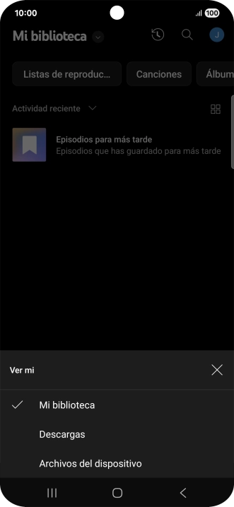 Pulsa una categoría y desplázate al archivo de música deseado. Pulsa una categoría y desplázate al archivo de música deseado.