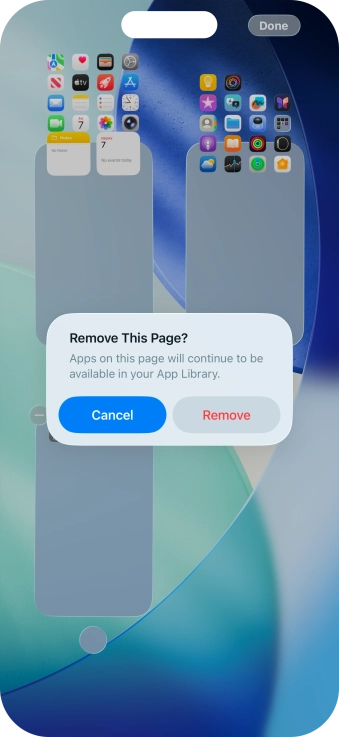 Press Remove. Press Remove.