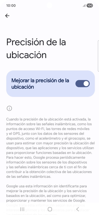 Si pulsas el indicador junto a Si pulsas el indicador junto a