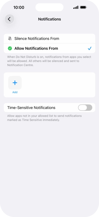 Press the indicator next to Press the indicator next to