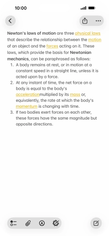 Press the Apple Intelligence icon. Press the Apple Intelligence icon.