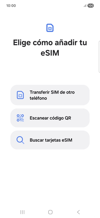 Pulsa Escanear código QR. Pulsa Escanear código QR.