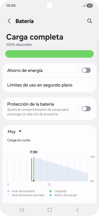 Pulsa Ahorro de energía. Pulsa Ahorro de energía.
