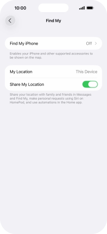Press Find My iPhone. Press Find My iPhone.