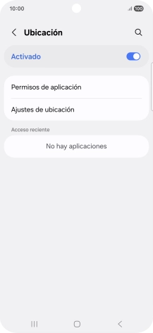 Pulsa Permisos de aplicación. Pulsa Permisos de aplicación.