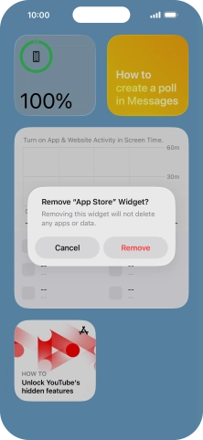 Press Remove. Press Remove.