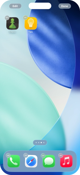 Press Done. Press Done.