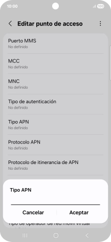 Introduce default y pulsa Aceptar. Introduce default y pulsa Aceptar.