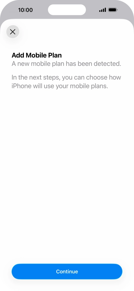 Press Continue. Press Continue.
