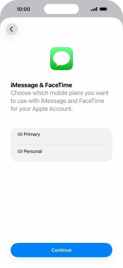 Press the required price plan. Press the required price plan.