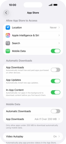 Press the indicator next to Press the indicator next to