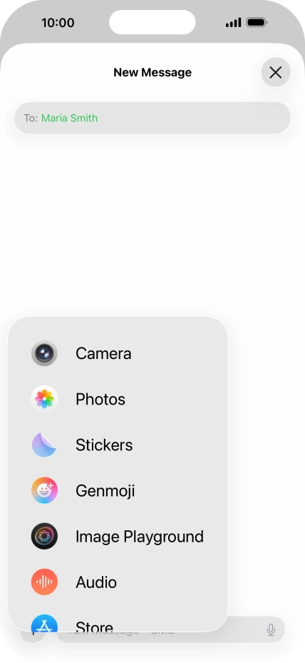 Press Genmoji. Press Genmoji.