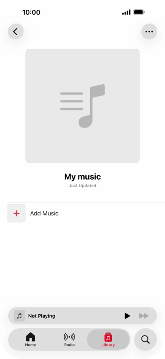 Press Add Music. Press Add Music.