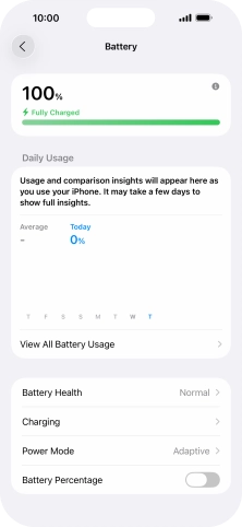 Press Power Mode. Press Power Mode.