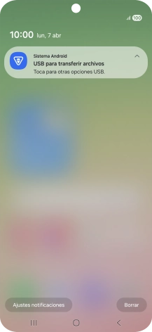 Pulsa Toca para otras opciones USB.. Pulsa Toca para otras opciones USB..