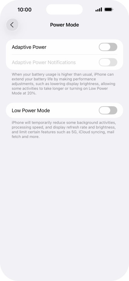 Press the indicator next to Press the indicator next to