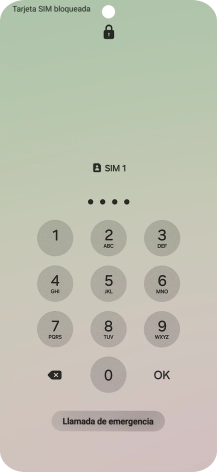 Si lo solicita el teléfono, introduce el código PIN y pulsa OK. Si lo solicita el teléfono, introduce el código PIN y pulsa OK.