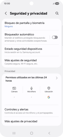 Pulsa Más ajustes de seguridad. Pulsa Más ajustes de seguridad.