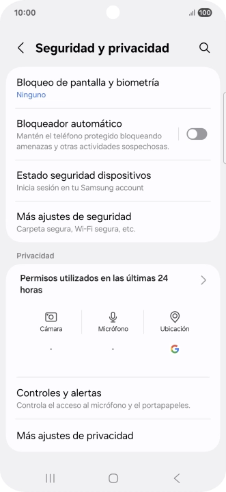 Pulsa Más ajustes de seguridad. Pulsa Más ajustes de seguridad.