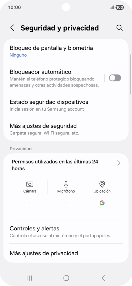 Pulsa Más ajustes de seguridad. Pulsa Más ajustes de seguridad.