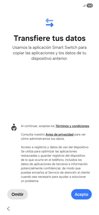 Pulsa Acepto. Pulsa Acepto.