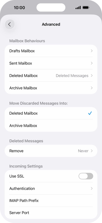 Press the indicator next to Press the indicator next to