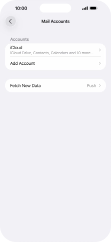 Press Add Account. Press Add Account.