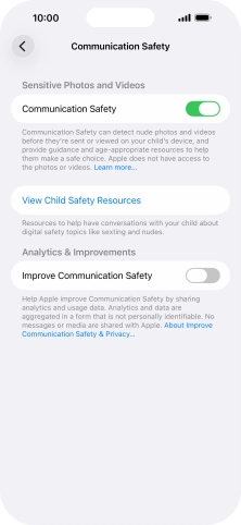 Press the indicator next to Press the indicator next to