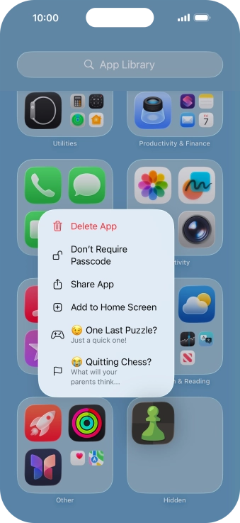 Press Don't Require Passcode. Press Don't Require Passcode.