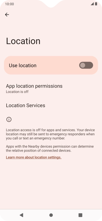 Press the indicator next to Press the indicator next to