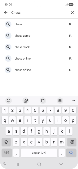 Key in the name or subject of the required app and press the search icon. Key in the name or subject of the required app and press the search icon.