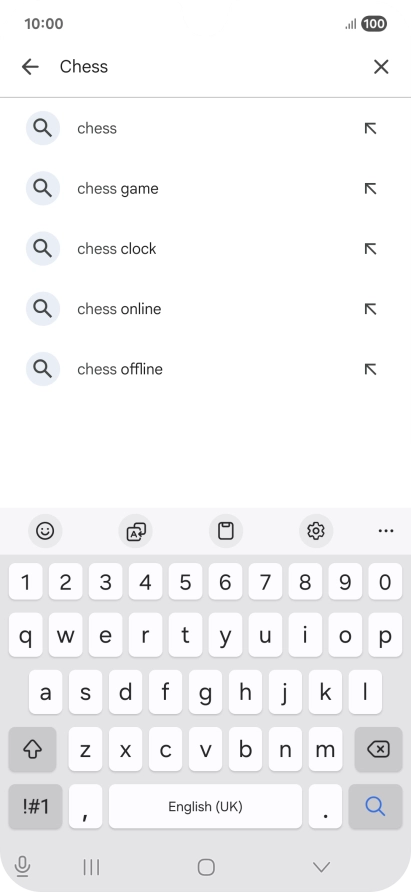 Key in the name or subject of the required app and press the search icon. Key in the name or subject of the required app and press the search icon.