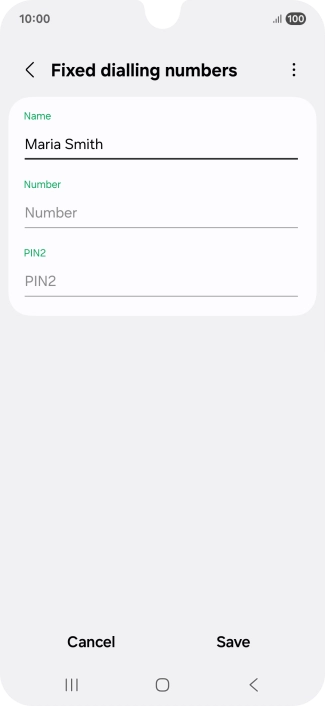 Press Number and key in the required phone number. Press Number and key in the required phone number.