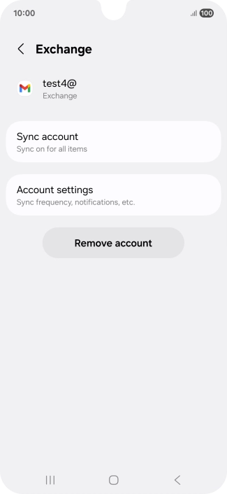 Press Remove account. Press Remove account.
