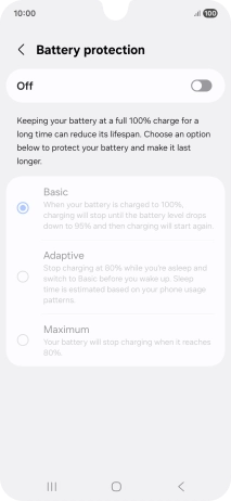 Press the indicator to turn the function on or off. Press the indicator to turn the function on or off.