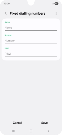 Press Name and key in the required name. Press Name and key in the required name.