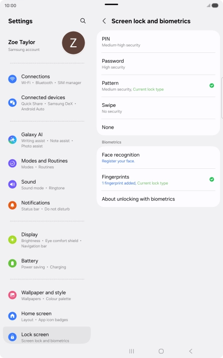 Press None. Press None.