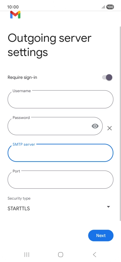 Press the field below Press the field below